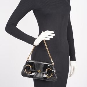 Gucci Womens Horsebit Vintage Tom Ford Bag Black | AlmaBagz