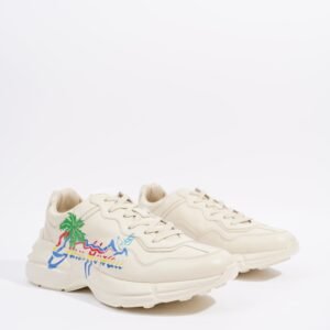 Gucci Mens Rhyton Ivory / Hawaii Print EU 42.5 / UK 8.5 | AlmaBagz