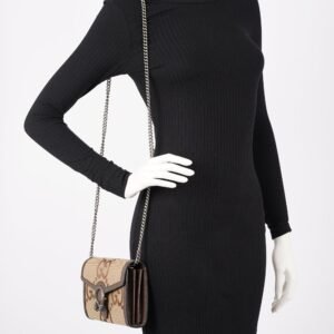 Gucci Womens Dionysus Chain Wallet Beige / Brown | AlmaBagz