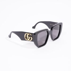 Gucci GG0956S Sunglasses Black / Gold 145 | AlmaBagz