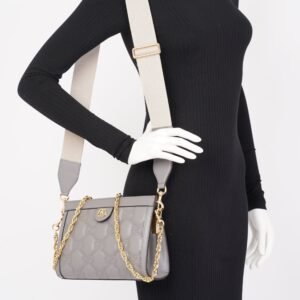 Gucci GG Matelasse Grey Matelasse Leather Small | AlmaBagz