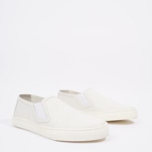 Gucci Womens Slip On Sneaker White Guccissima EU 37 / UK 4 | AlmaBagz