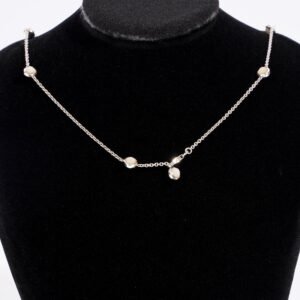 Gucci Mother of Pearl GG Necklace Sterling Silver | AlmaBagz