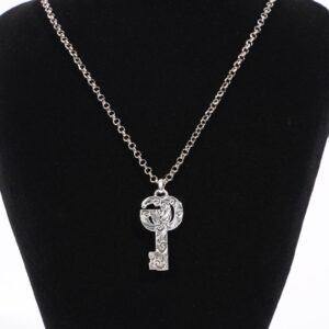 Gucci Womens Marmont GG Key Necklace Sterling Silver | AlmaBagz