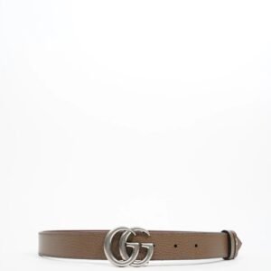 Gucci Mens GG Marmont Reversible Thin Belt | AlmaBagz