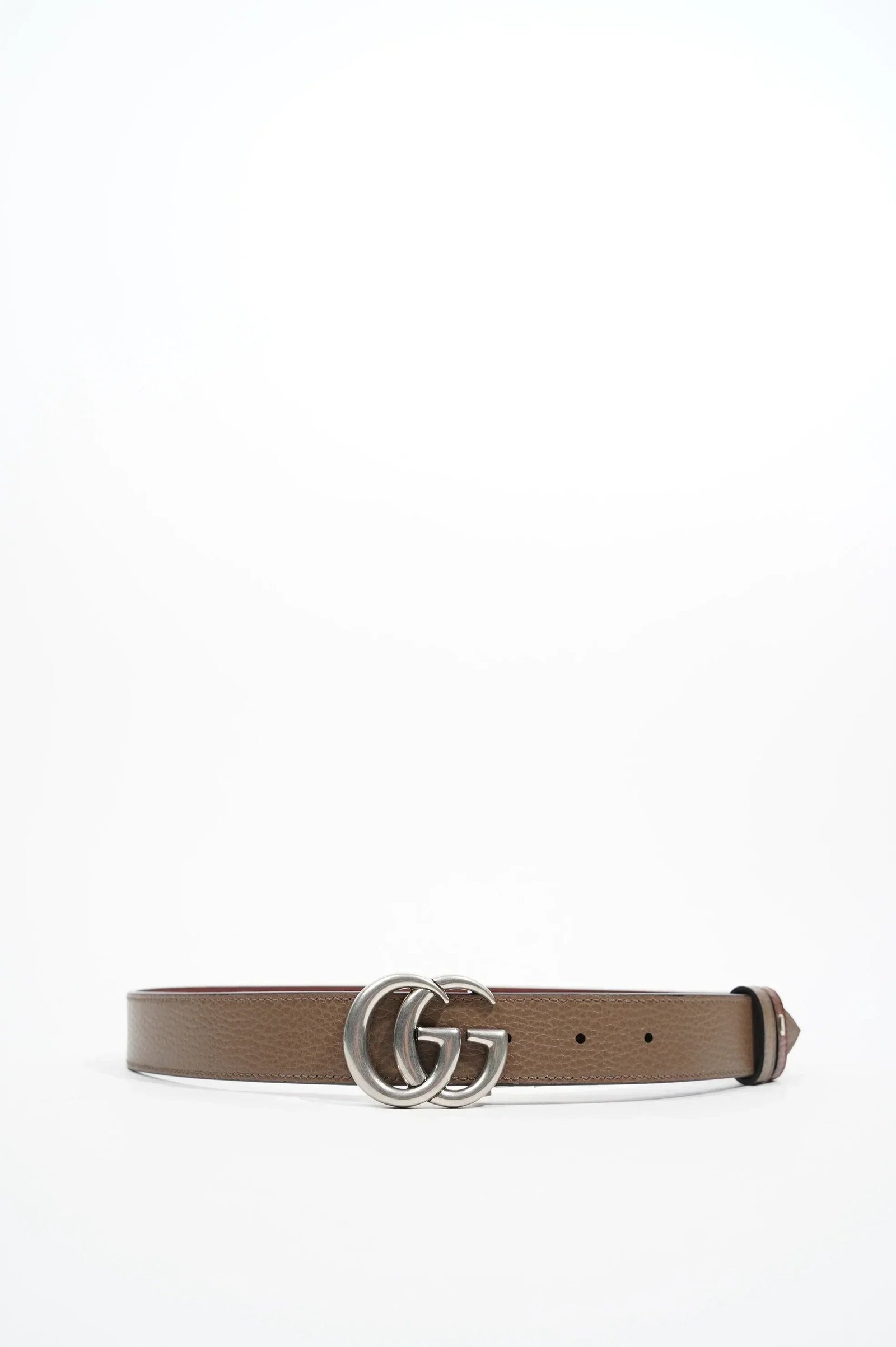 Gucci Mens GG Marmont Reversible Thin Belt | AlmaBagz