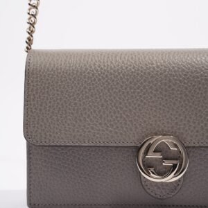 Gucci Womens Interlocking WOC Grey OS | AlmaBagz