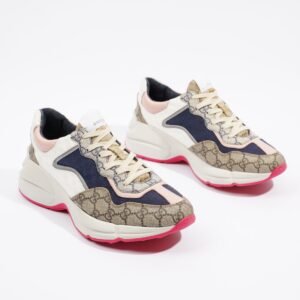 Gucci Rhyton Supreme / Blue / Pink EU 41 / UK 8 | AlmaBagz