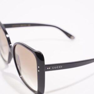 Gucci Womens GG0471S Sunglasses Black 145 | AlmaBagz