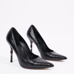Gucci Womens Bamboo Heel Black EU 35 / UK 2 | AlmaBagz