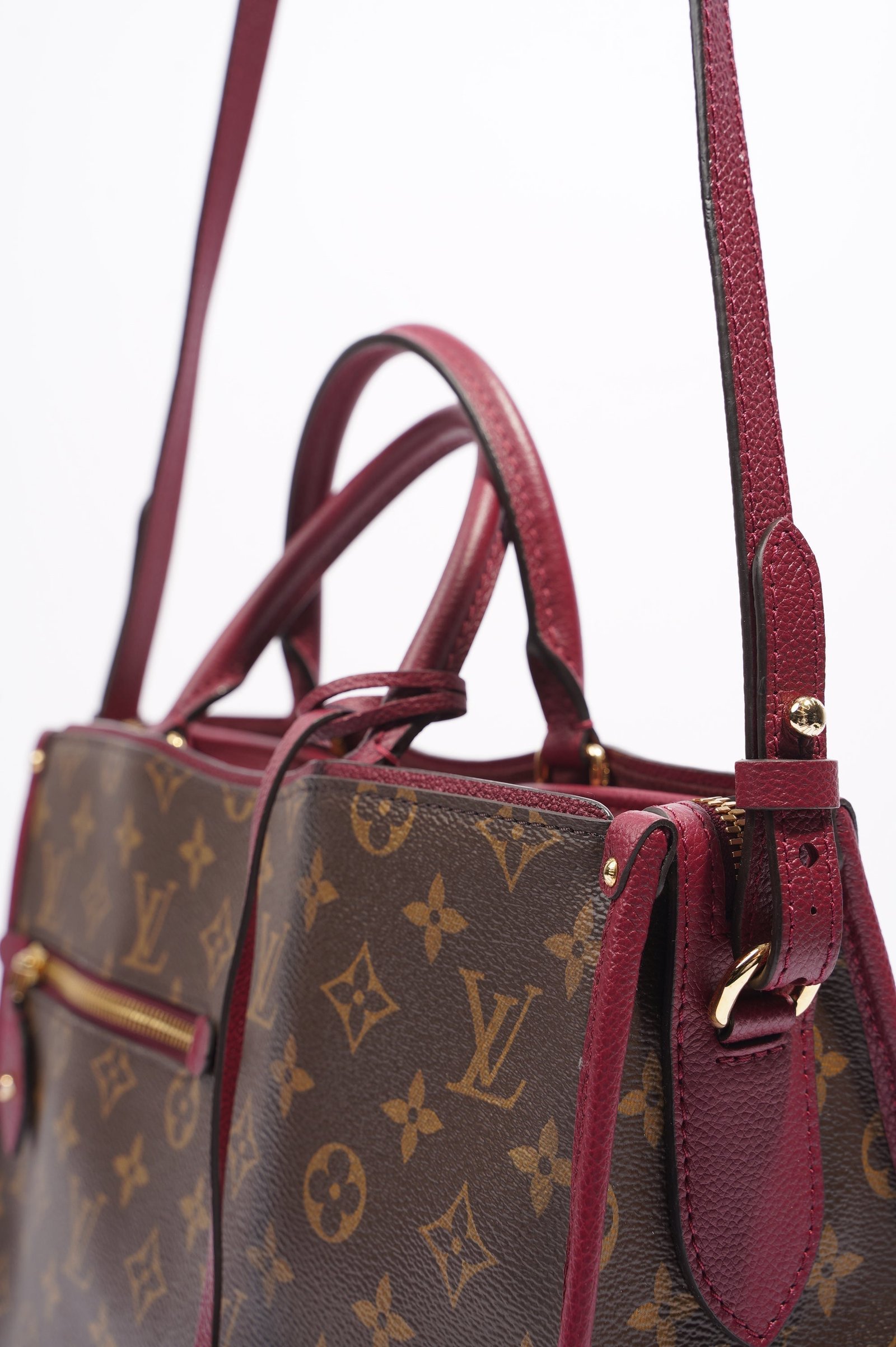 Louis Vuitton Popincourt Monogram Canvas Raisin PM | AlmaBagz - Image 15