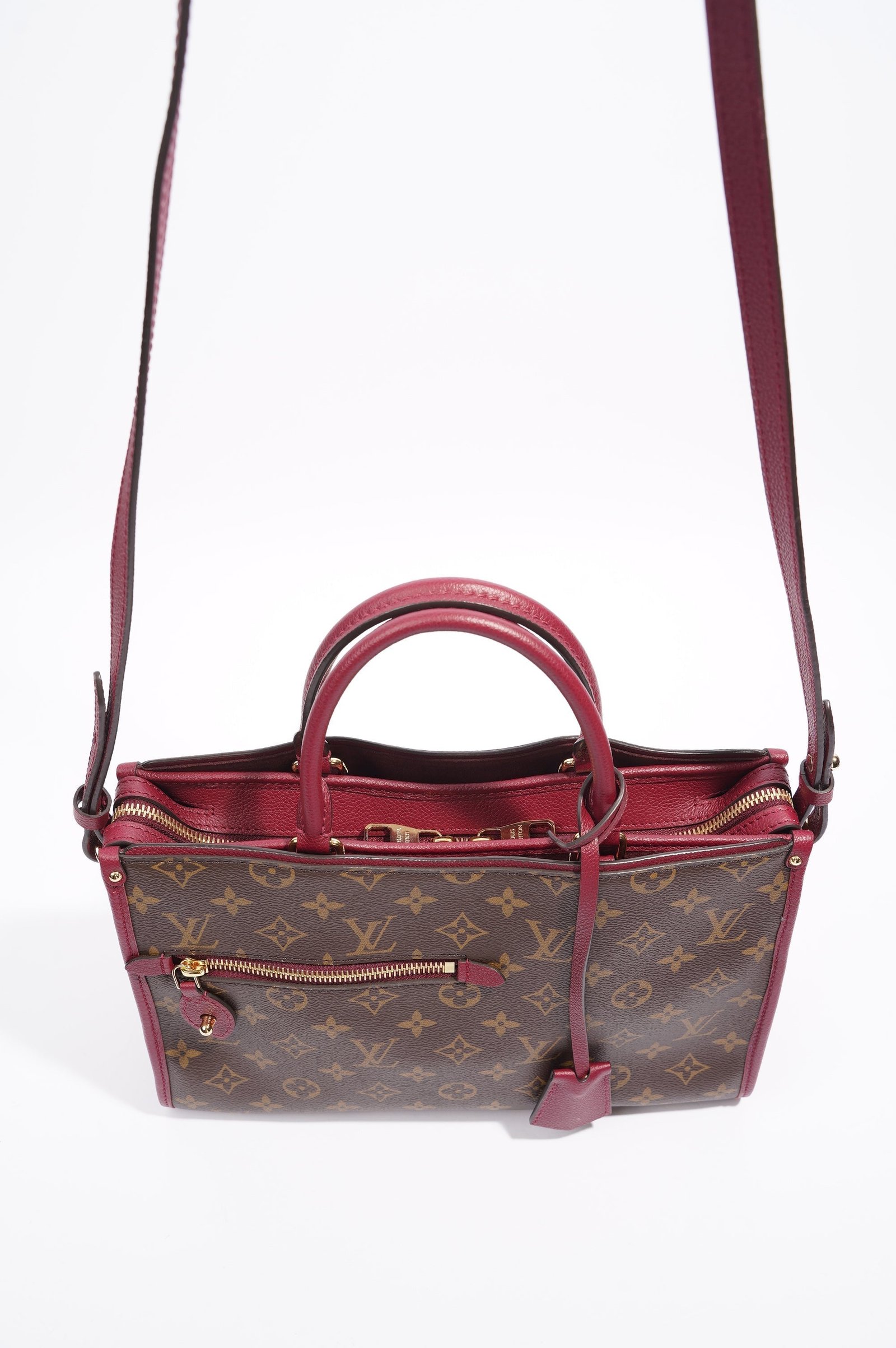 Louis Vuitton Popincourt Monogram Canvas Raisin PM | AlmaBagz - Image 8