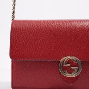 Gucci Womens Interlocking WOC Red | AlmaBagz