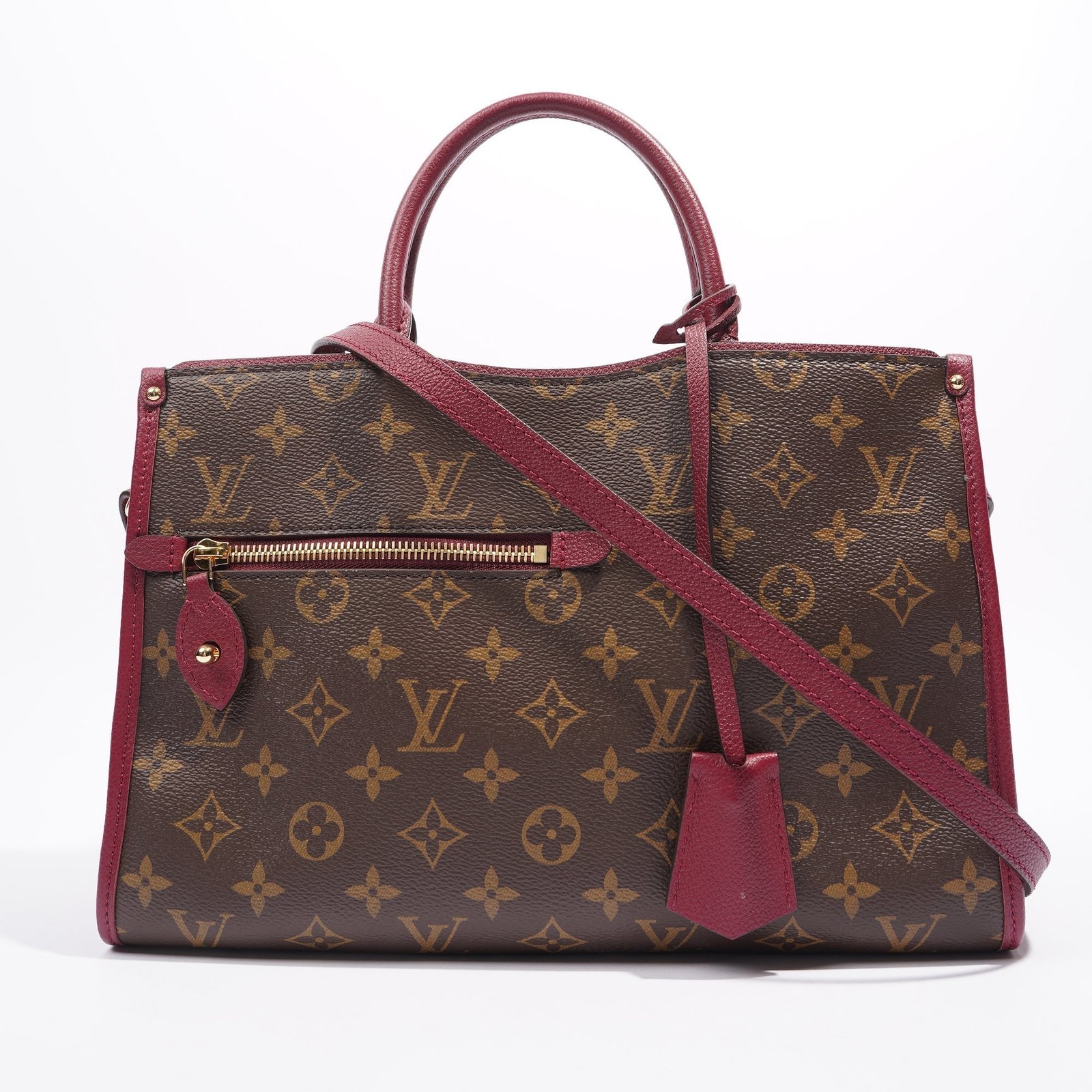 Louis Vuitton Popincourt Monogram Canvas Raisin PM | AlmaBagz - Image 17