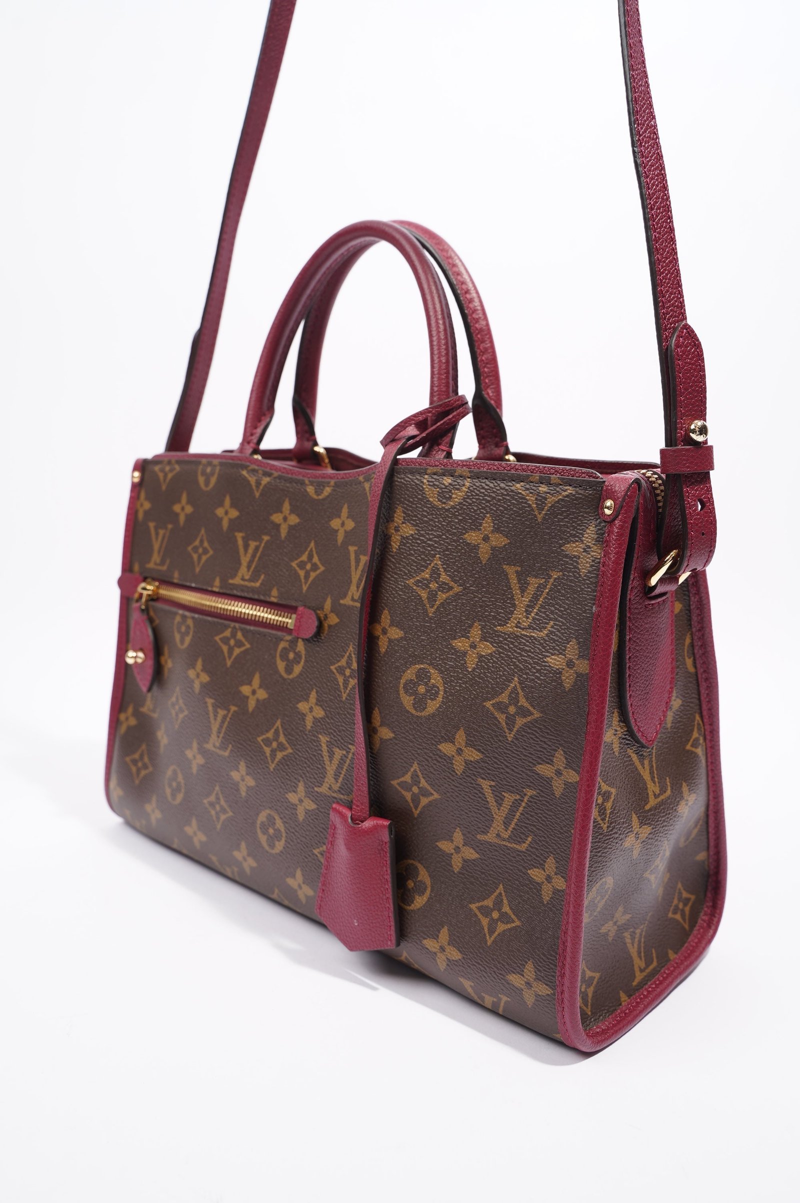 Louis Vuitton Popincourt Monogram Canvas Raisin PM | AlmaBagz - Image 3