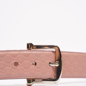 Gucci Womens GG Belt Pink 95cm - 38" | AlmaBagz