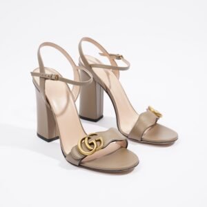 Gucci Marmont Sandal Taupe EU 38 / UK 5 | AlmaBagz