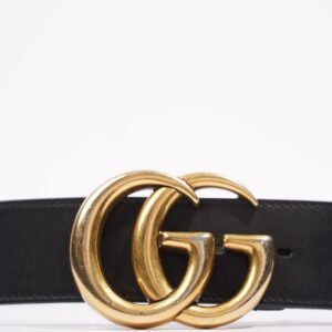 Gucci Womens Marmont Belt Black 90 - 36 | AlmaBagz
