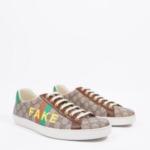 Gucci Mens Ace Not Fake Print Supreme / Red / Green EU 46 / UK 12 | AlmaBagz