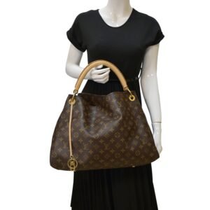 Louis Vuitton  Artsy MM Monogram Canvas Hobo Bag Brown | AlmaBagz