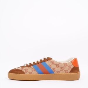 Gucci Mens Low Top Brick Red / Beige EU 44 / UK 10 | AlmaBagz