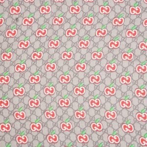 Gucci Womens GG Apple Shawl Brown / Red | AlmaBagz