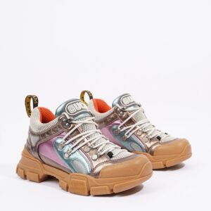 Gucci Womens Flashtrek Beige / Multi / Metallic EU 37 / UK 4 | AlmaBagz
