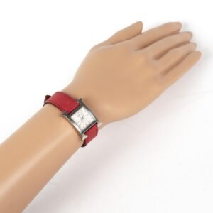 Hermes Heure H Watch PM Pink - Stamp O | AlmaBagz