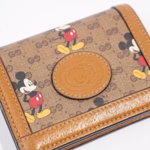 Gucci Womens Disney Wallet Brown | AlmaBagz