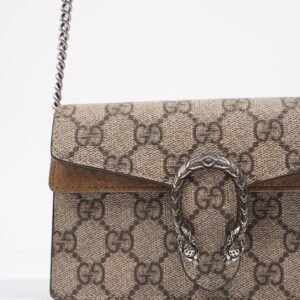 Gucci Womens Dionysus Supreme Super Mini | AlmaBagz