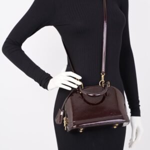 Louis Vuitton Alma Bag Amarant Vernis BB | AlmaBagz