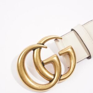 Gucci Marmont Belt White / Blue / Red 90cm - 36" | AlmaBagz
