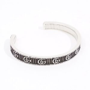 Gucci Womens GG Bangle Sterling Silver | AlmaBagz