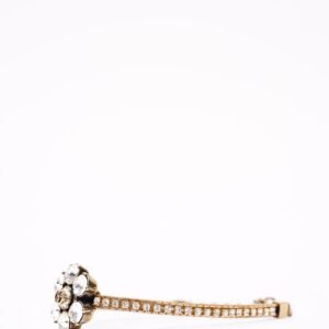 Gucci Womens Crystal Double G Bracelet Gold Crystal | AlmaBagz