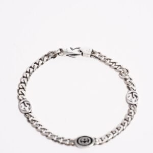 Gucci Womens Interlocking G Bracelet Silver | AlmaBagz