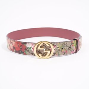 Gucci Womens Interlocking Belt Bloom 75cm / 30" | AlmaBagz