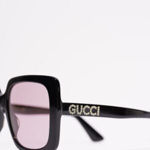 Gucci Sunglasses GG0418S Black 140 | AlmaBagz