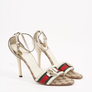 Gucci Womens Strap Sandal White Supreme EU 40 UK 7 | AlmaBagz