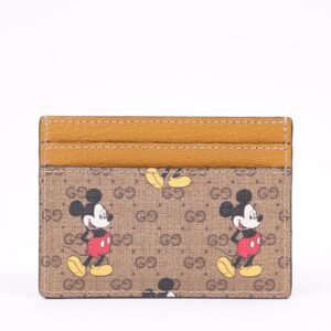 Gucci x Disney Womens Card Holder Brown | AlmaBagz