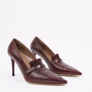Gucci Womens Court Half Shoe Brown EU 37.5 / UK 4.5 | AlmaBagz