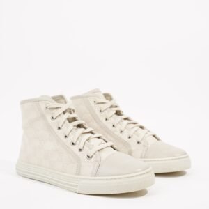 Gucci Womens GG High Top Beige EU 37.5 / UK 4.5 | AlmaBagz