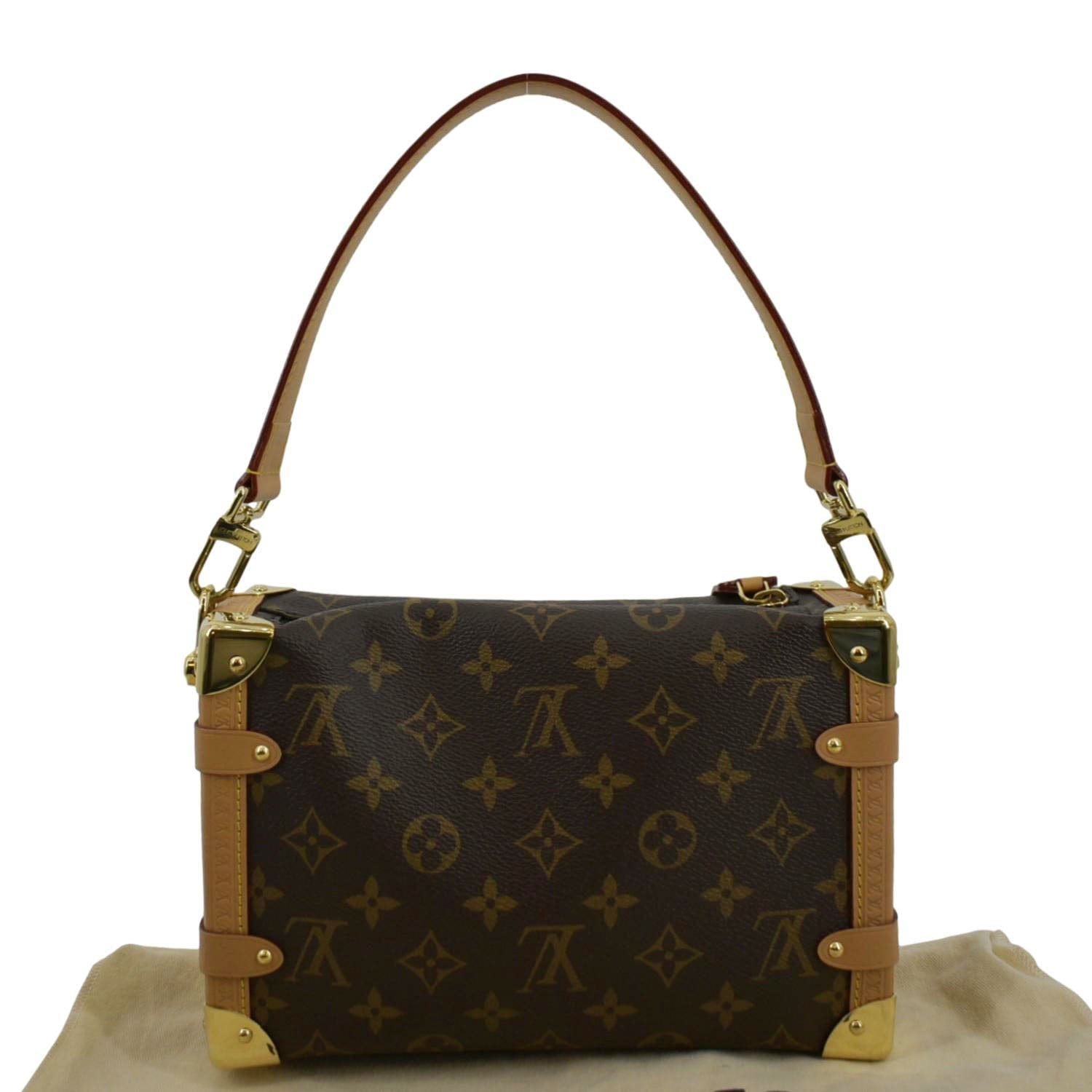 LOUIS VUITTON Side Trunk Monogram Canvas Crossbody Bag Brown | AlmaBagz - Image 2