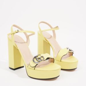 Gucci Womens Marmont Sandal Banana EU 38.5 / UK 5.5 | AlmaBagz