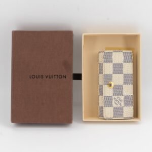 Louis Vuitton Damier Azur key holder | AlmaBagz