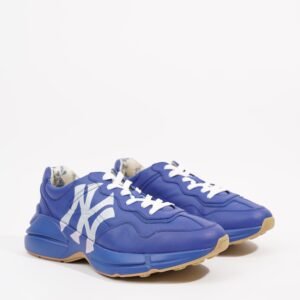Gucci Mens Rhyton New York Yankees Blue / White EU 42.5 / UK 8.5 | AlmaBagz