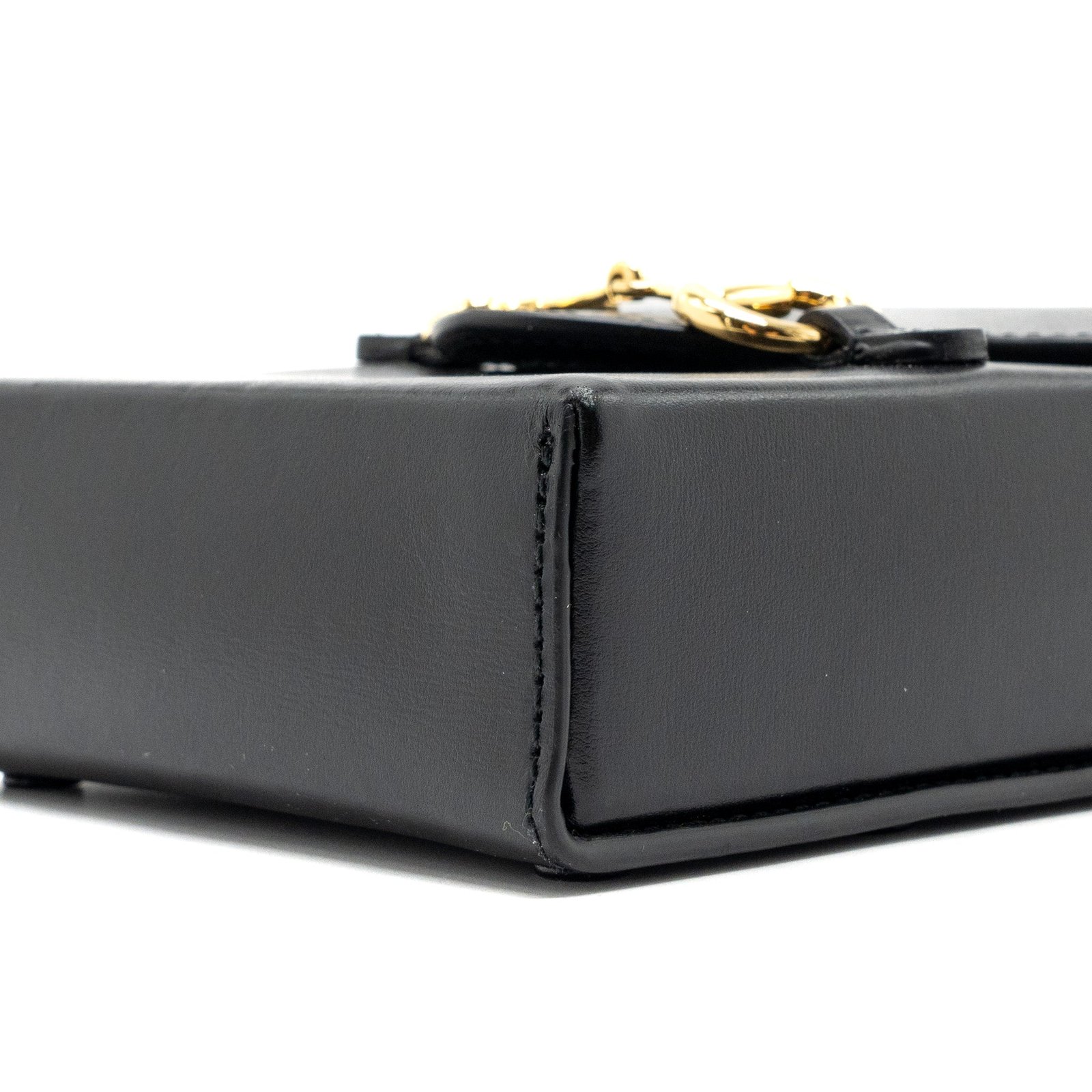 Gucci 1955 Horsebit 1955 Crossbody Bag Calfskin Black GHW | AlmaBagz - Image 7