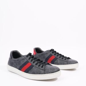 Gucci Mens Ace Black Supreme / Red / Navy EU 42.5 / UK 8.5 | AlmaBagz