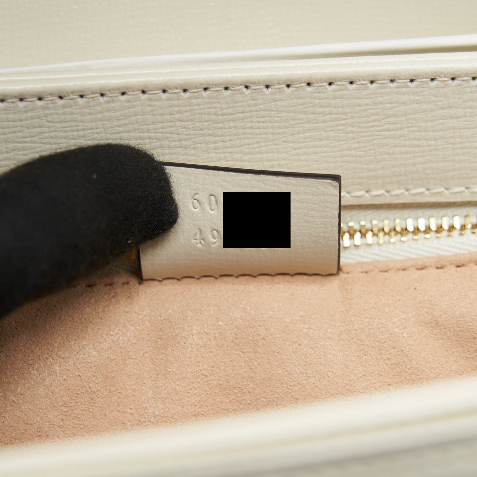 GUCCI 1955 HORSEBIT LEATHER SHOULDER BAG WHITE | AlmaBagz - Image 11