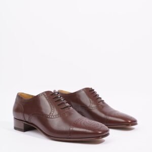 Gucci Mens Dress Brogue Brown EU 43 / UK 9 | AlmaBagz