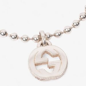 Gucci Interlocking G Bracelet Silver Silver Sterling 17 | AlmaBagz